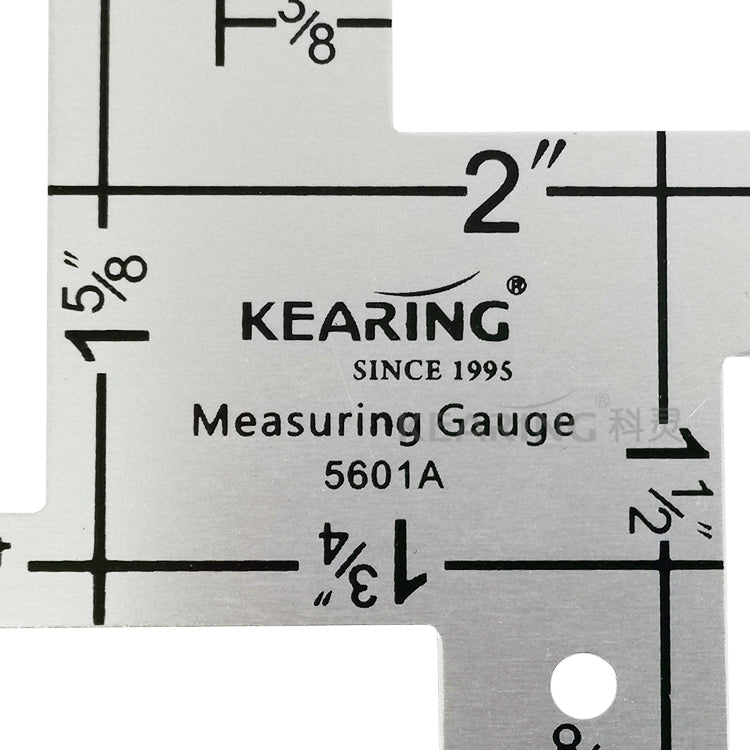 Aluminum Fabric Measuring Gauge Kearing M1997