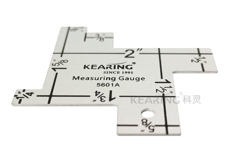 Aluminum Fabric Measuring Gauge Kearing M1997