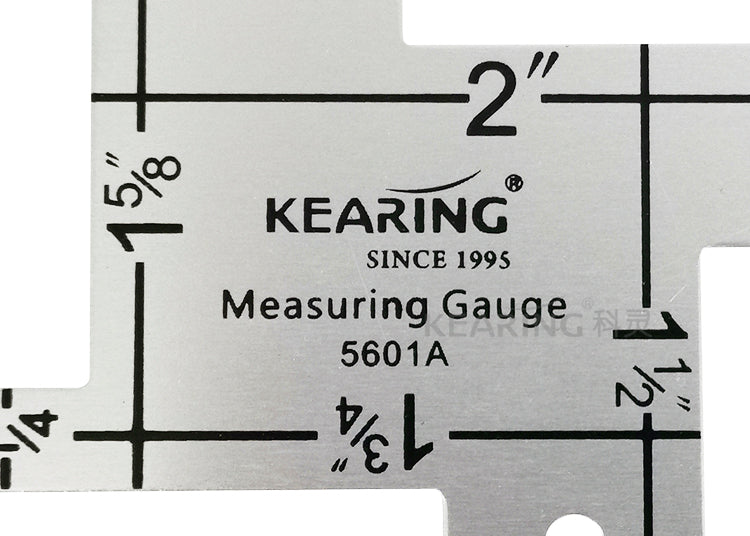 Aluminum Fabric Measuring Gauge Kearing M1997