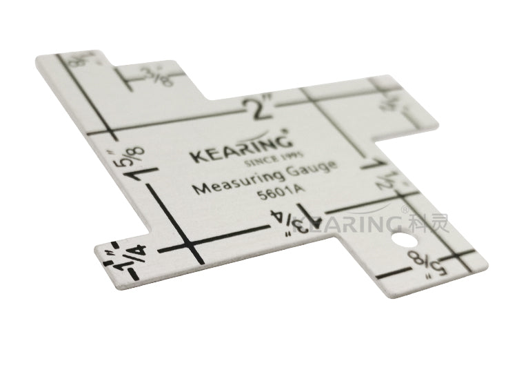 Aluminum Fabric Measuring Gauge Kearing M1997