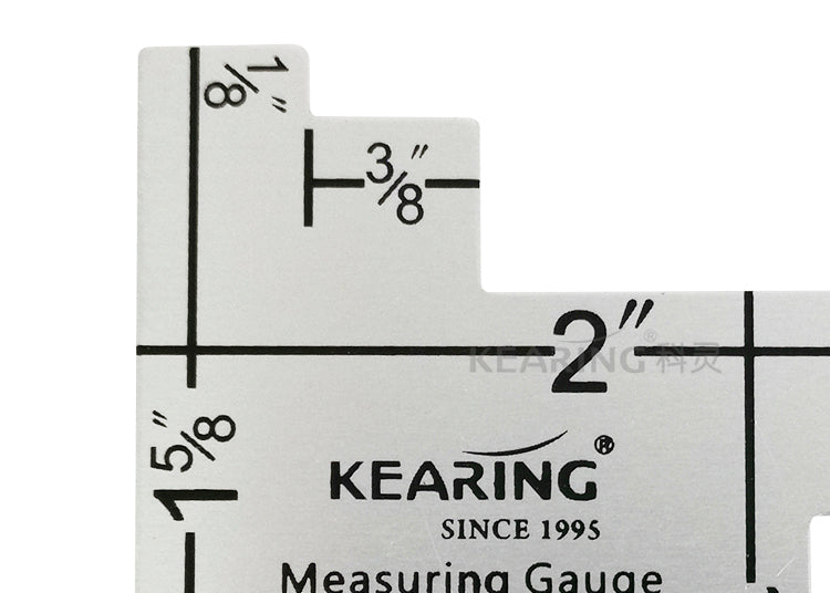 Aluminum Fabric Measuring Gauge Kearing M1997