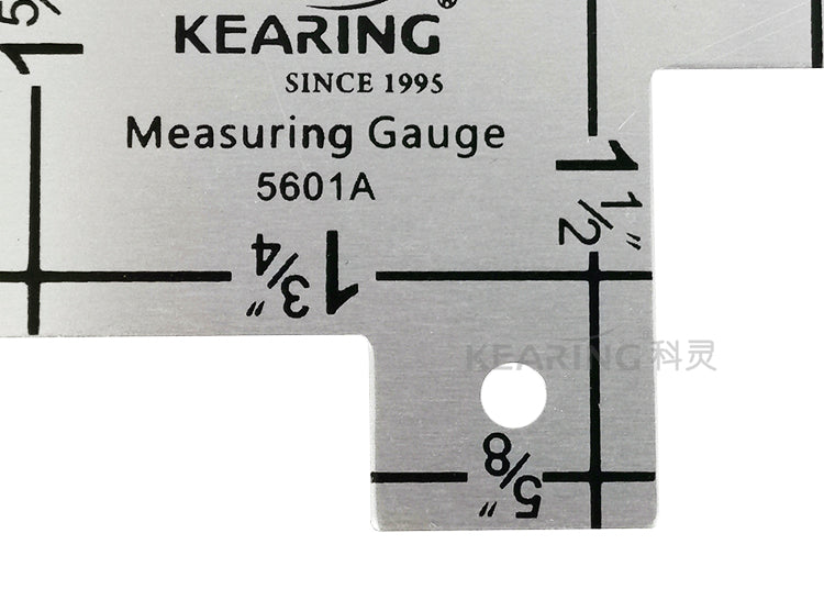 Aluminum Fabric Measuring Gauge Kearing M1997