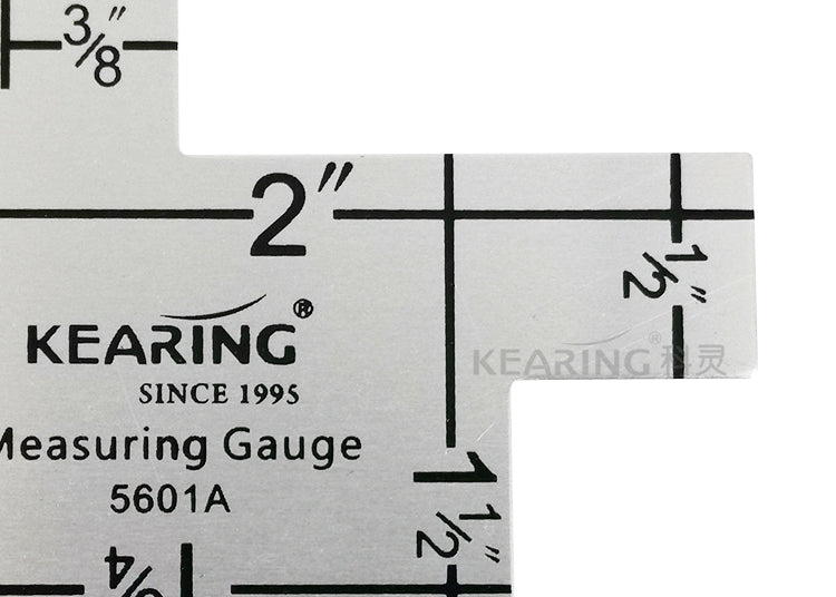 Aluminum Fabric Measuring Gauge Kearing M1997