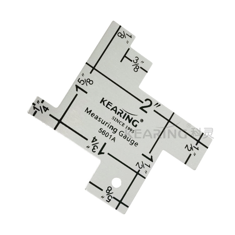 Aluminum Fabric Measuring Gauge Kearing M1997
