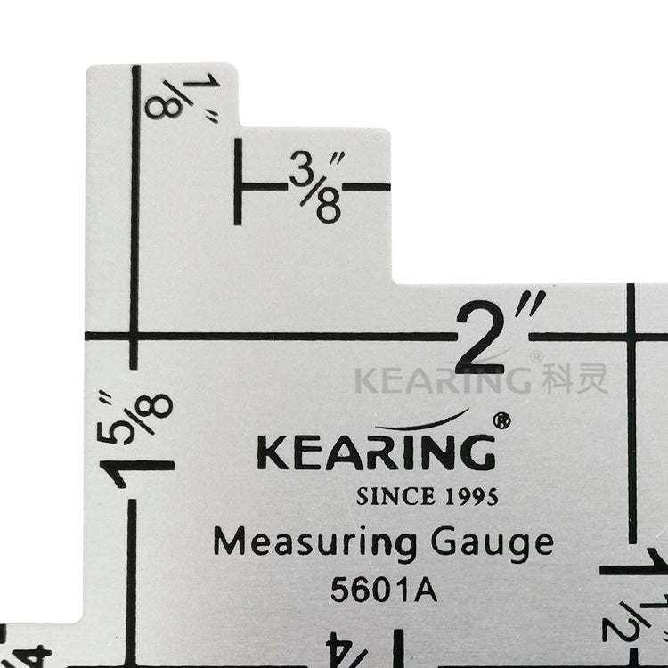 Aluminum Fabric Measuring Gauge Kearing M1997