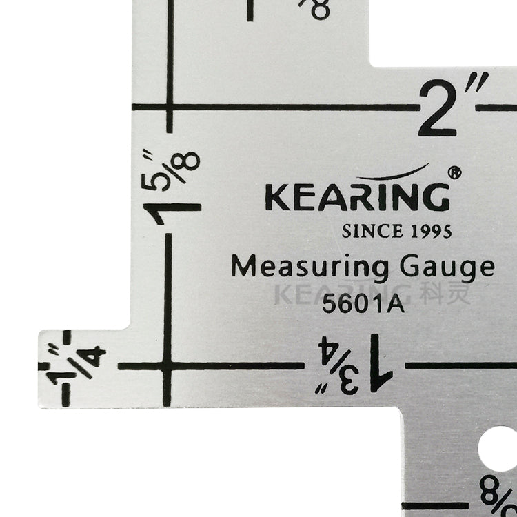 Aluminum Fabric Measuring Gauge Kearing M1997