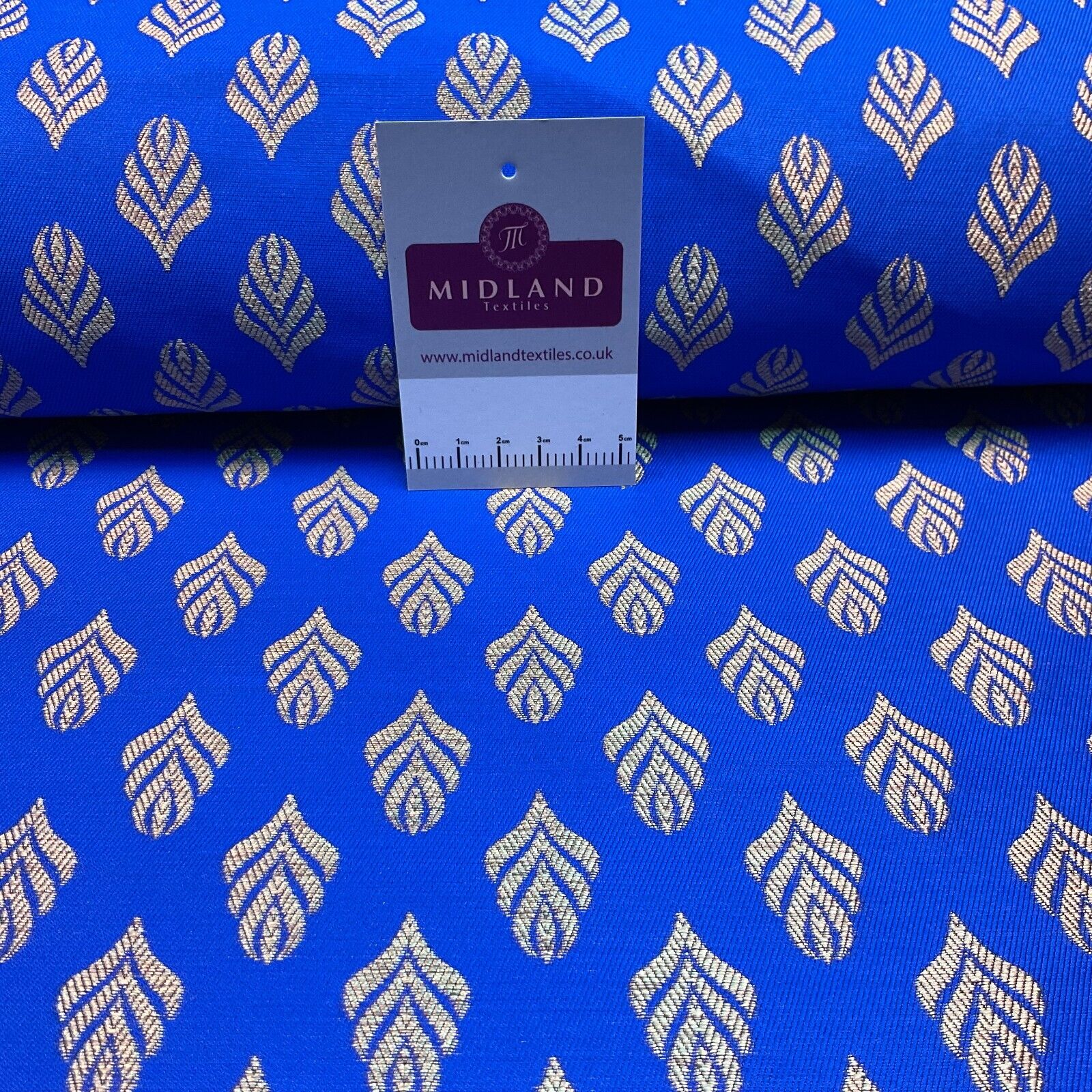 Indian Banarsi  Brocade Geometric waistcoat wedding fabric 110cm wide M1690