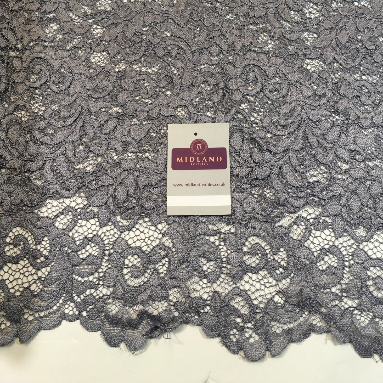 £9.90/m Lightweight soft corded Raschel lace 58' Wide M770 Mtex