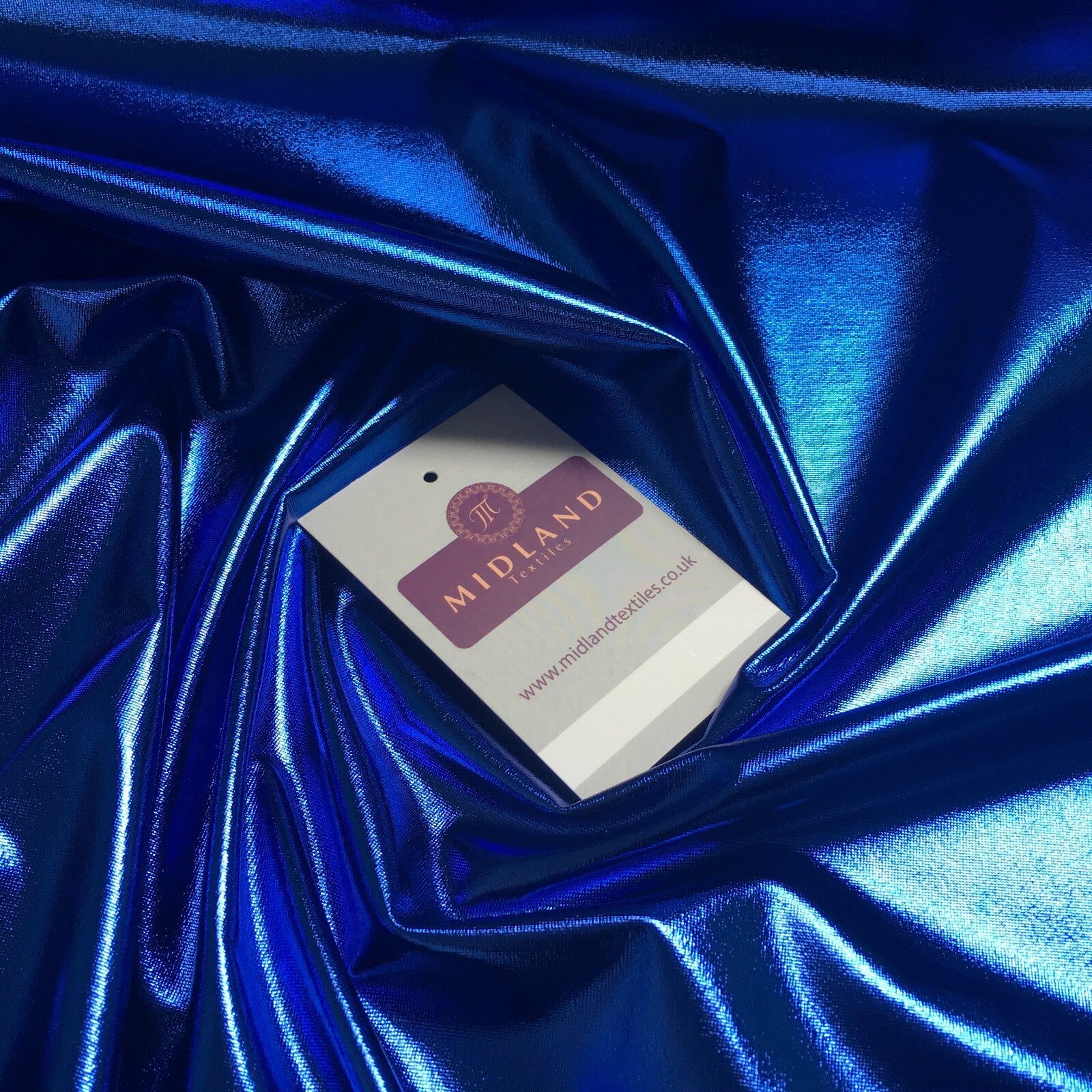 £7.35 Metallic Foil Mirror 4 way Stretch Spandex Dance Fabric 57' Wide M892