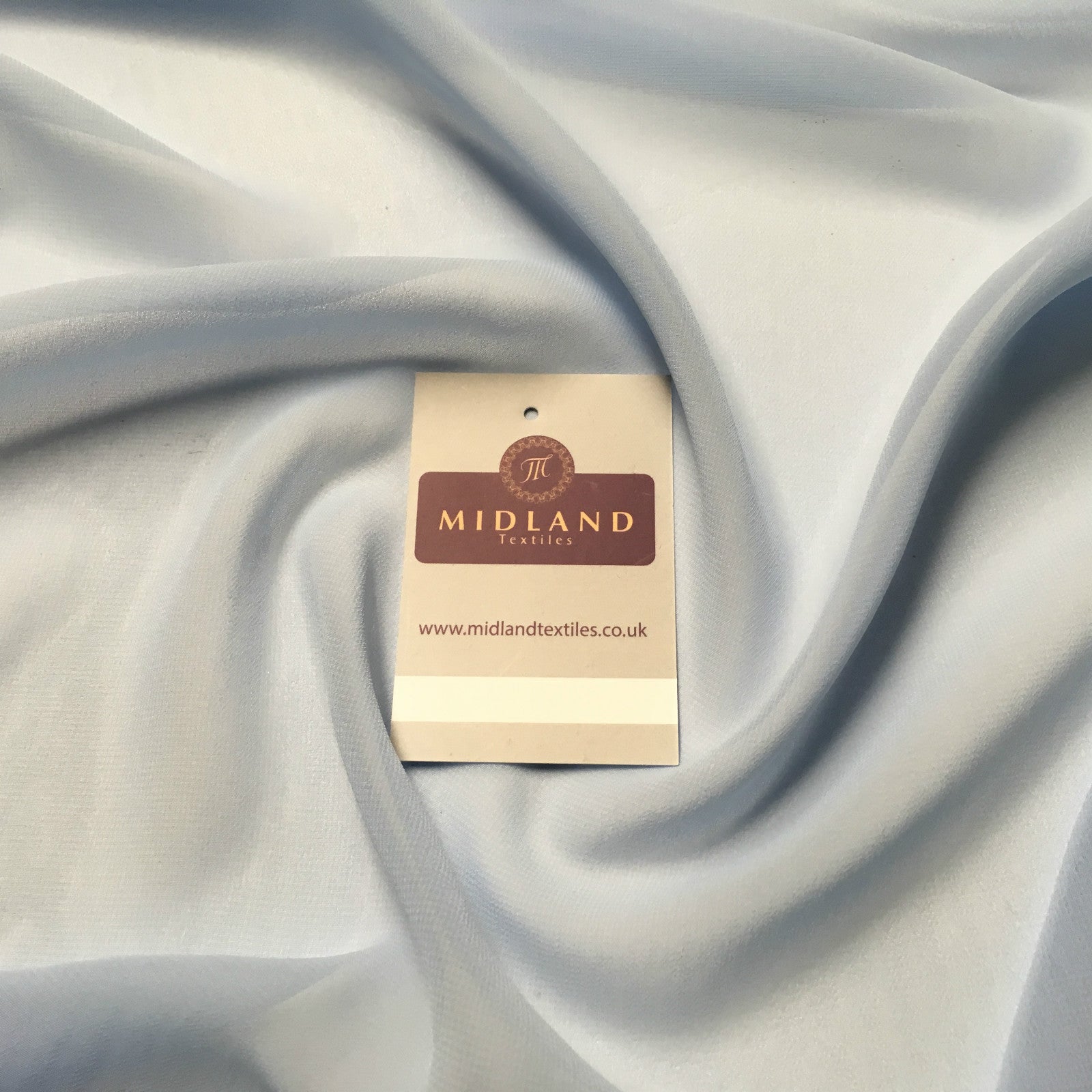 £2.50 Hi-Multi Caress Chiffon Sheer Fabric Semi-Transparent 42' M608 Mtex