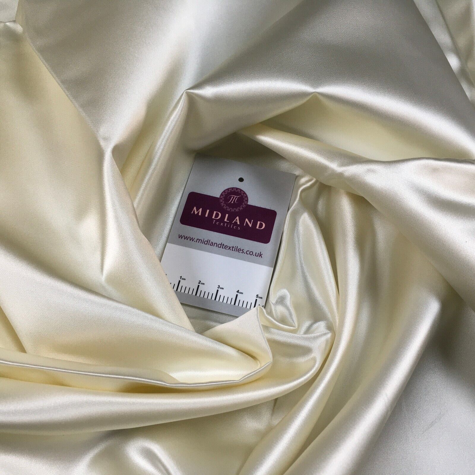 Plain Acetate Superior Satin Wedding Dress Fabric 112 cm MK1374 Mtex