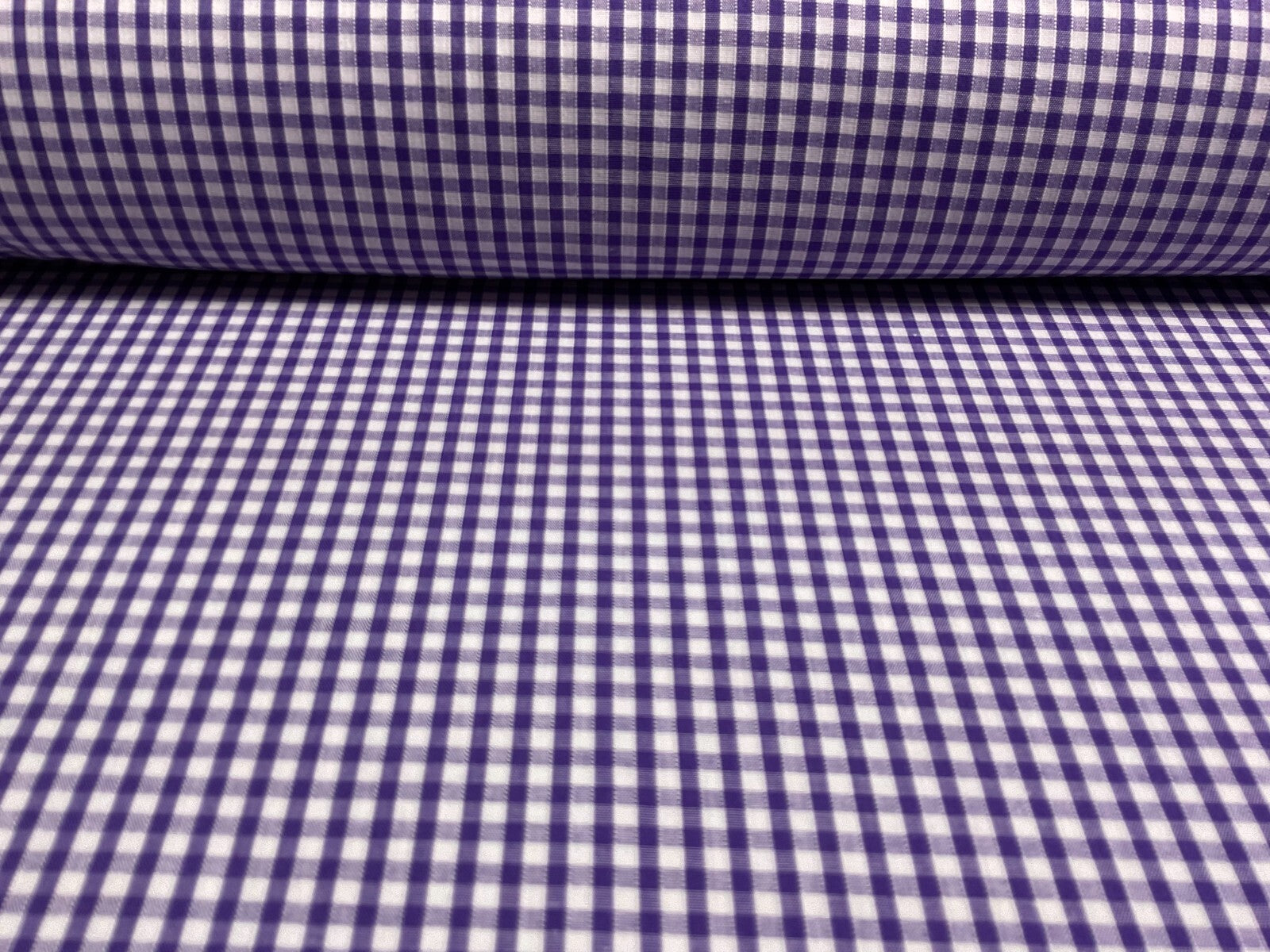 New 1/8 Gingham Polycotton Fabric  12 colours 44 wide Midtex M23 Mtex
