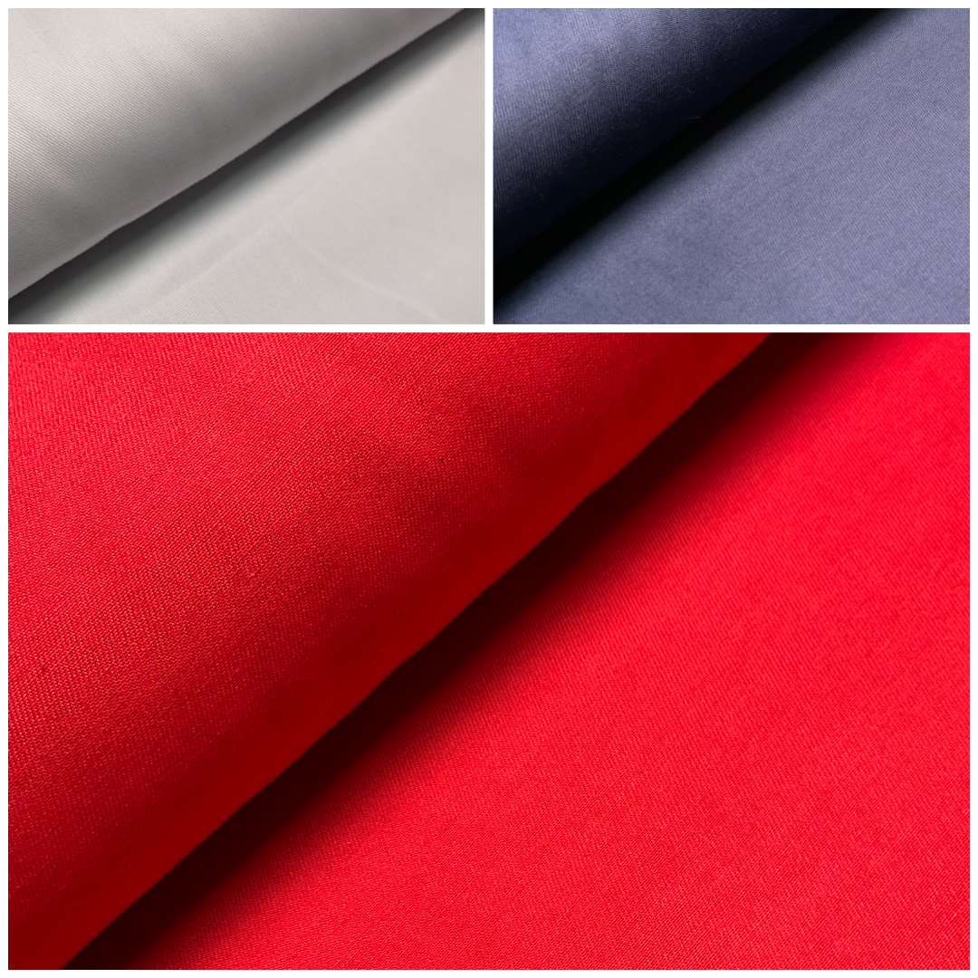 £5.99 Plain Twill Gaberchino school uniform, work clothes fabric 58' M772 Mtex