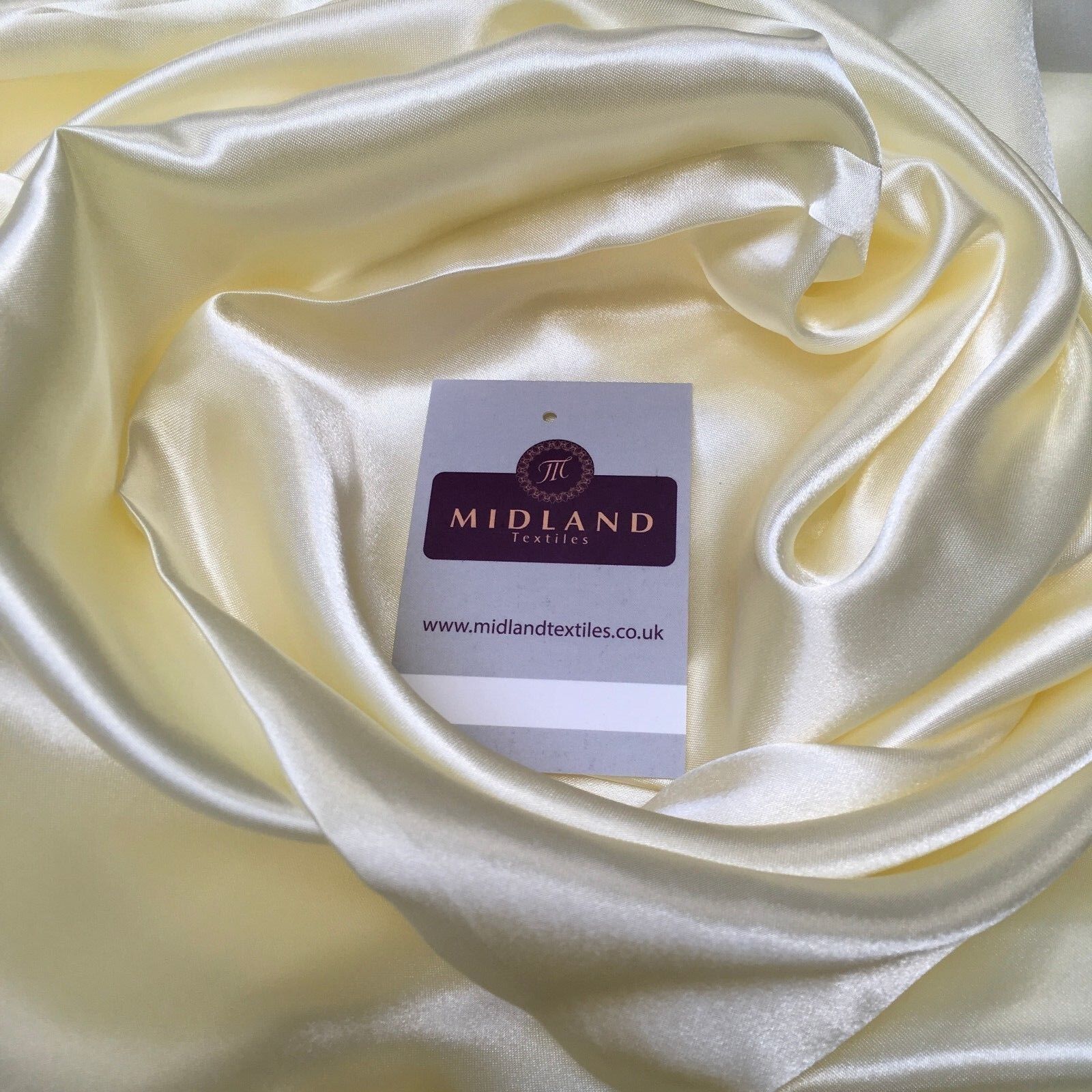 Luxurious Plain Smooth Silky Satin Dressmaking Fabric 58' Wide MS909 Mtex