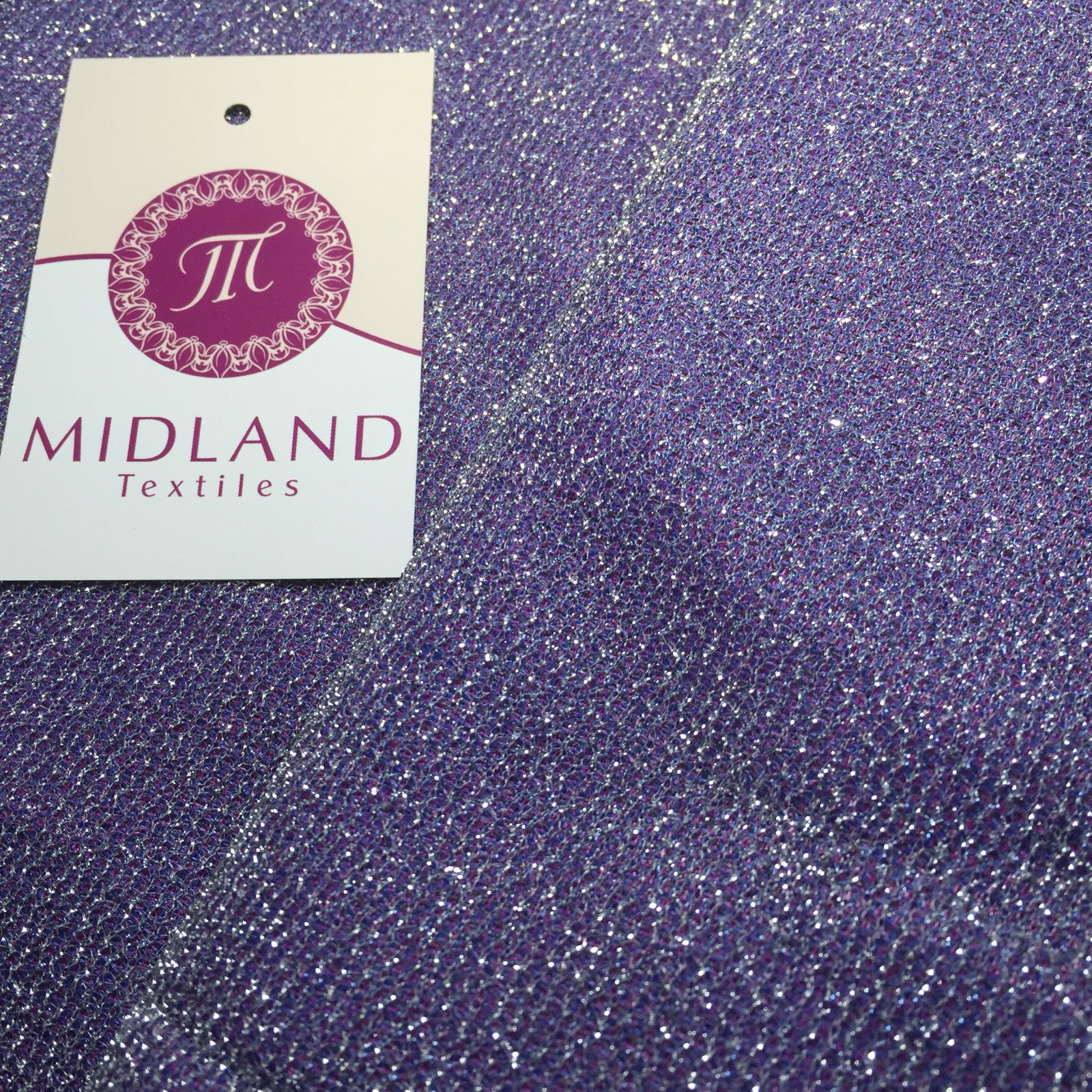 Moonshine shimmer Mesh Knit fabric 58'  Polyester M215 Mtex