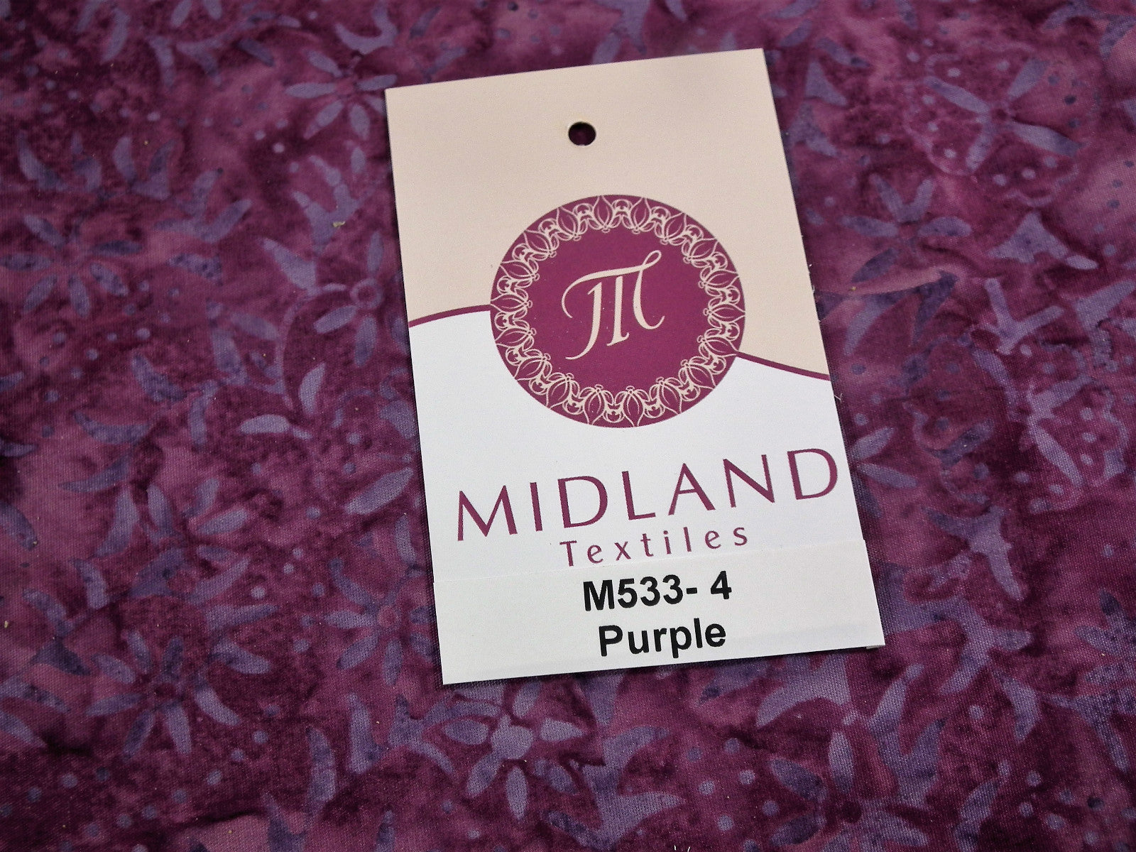 Fabric Freedom Floral Bali Batik Print Fabric 100% Cotton 40' Wide M533 Mtex