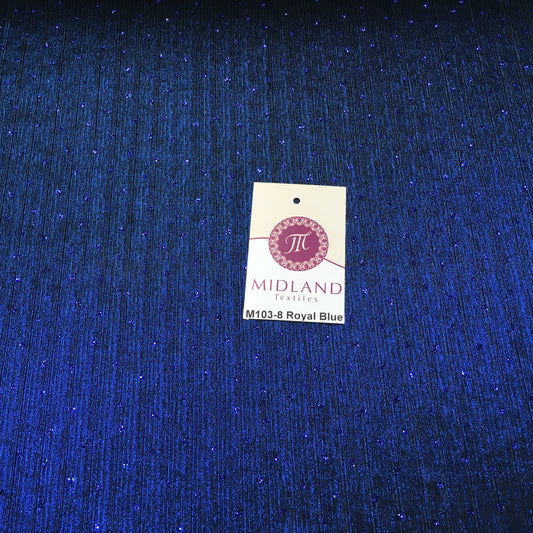 Metallic Corduroy Lame Hologram Sequin 1 way stretch Fabric 58" wide M103 Mtex