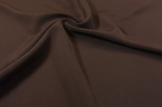 PLAIN PEACH-SKIN POWDER TOUCH  CREPE DRESS FABRIC BY THE METRE M5 Mtex