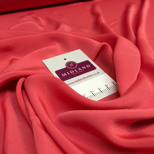 Silky Soft Crepe Plain Fabric Dress Blouse smooth drape quality MR1520 Mtex