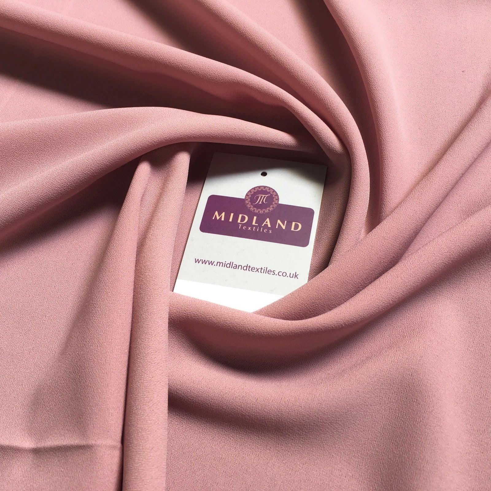 Plain Poly Moss Crepe Georgette dress fabric medium weight 58' Wide M420 Mtex