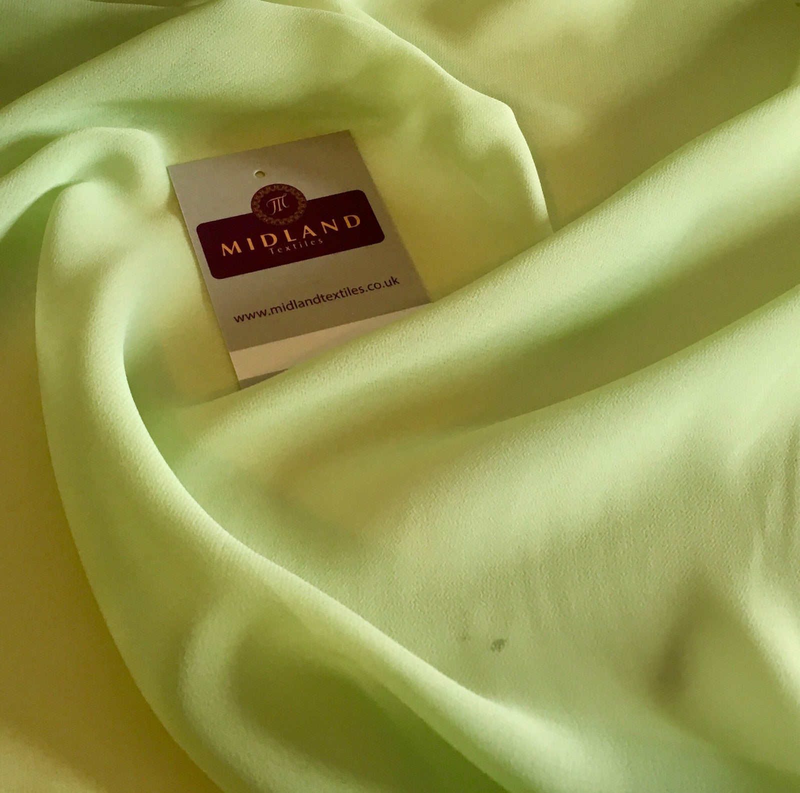 £2.50 Hi-Multi Caress Chiffon Sheer Fabric Semi-Transparent 42' M608 Mtex