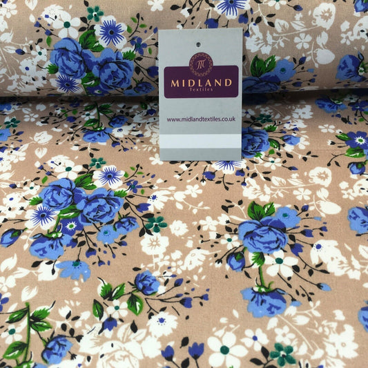 100% Cotton Floral Vintage Ditsy printed dress fabric 44" Wide M739 Mtex