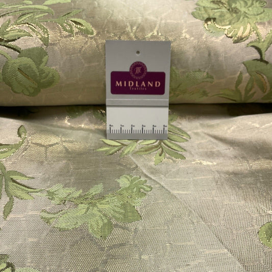 Indian Large Floral Banarsi brocade waistcoat wedding fabric 140cm wide M1684