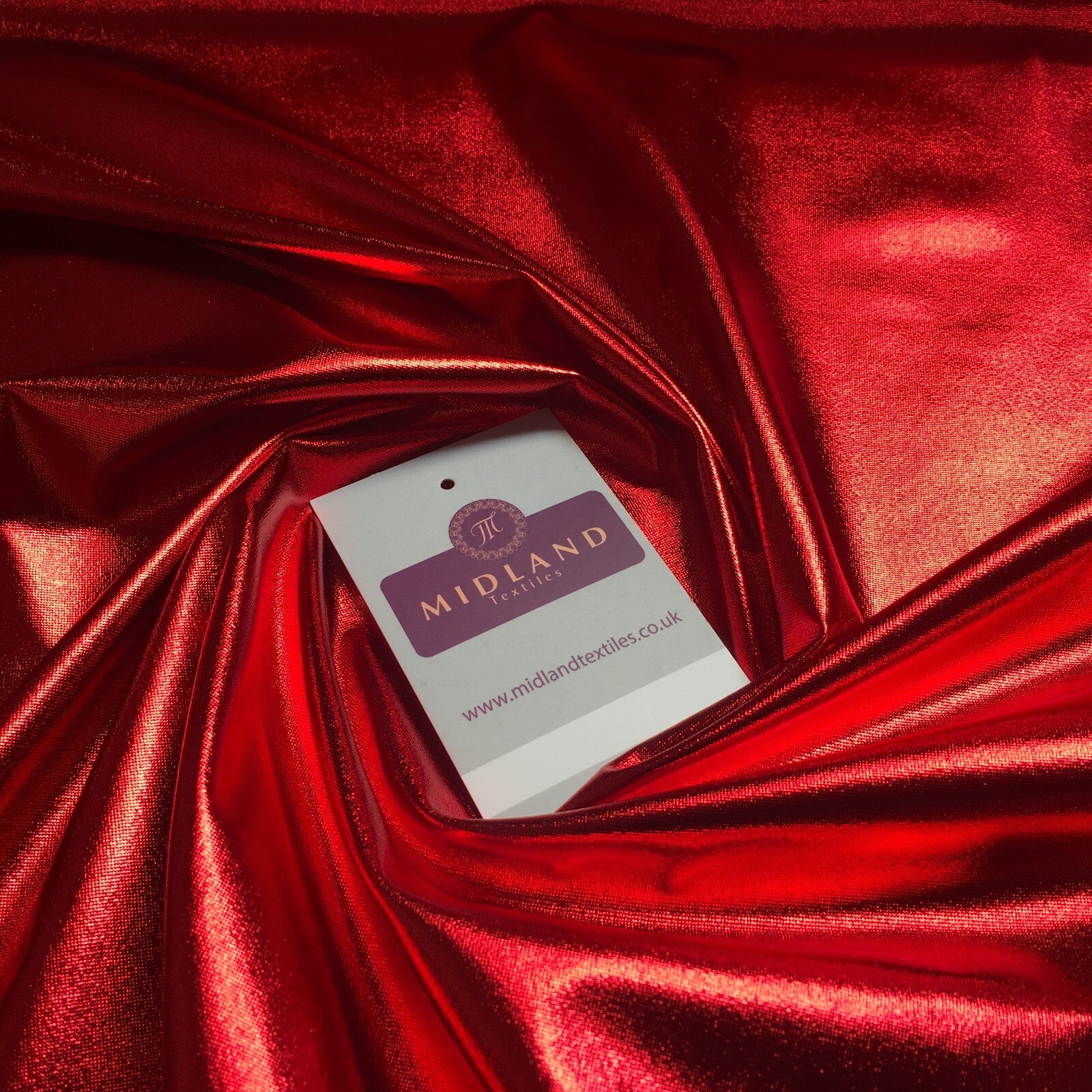 £7.35 Metallic Foil Mirror 4 way Stretch Spandex Dance Fabric 57' Wide M892