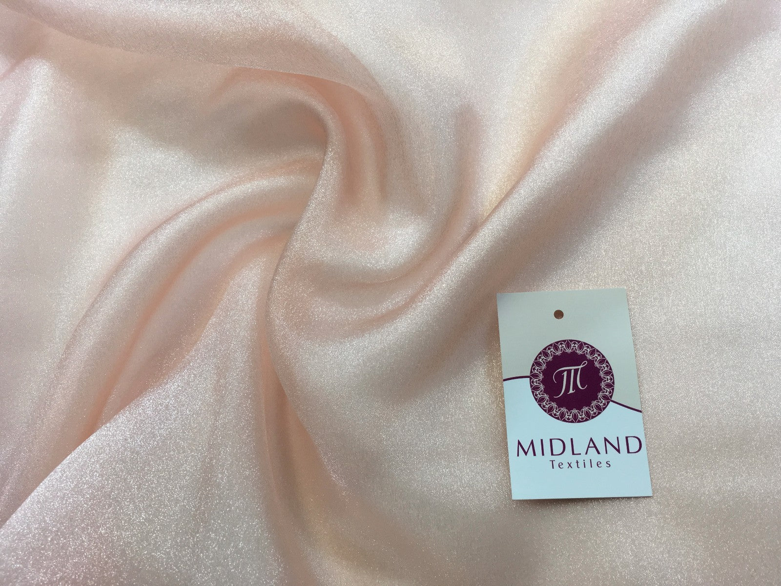 £2.50 Japanese CRYSTAL ORGANZA WEDDING BRIDAL DANCE VEIL DRESS FABRIC 45' M111