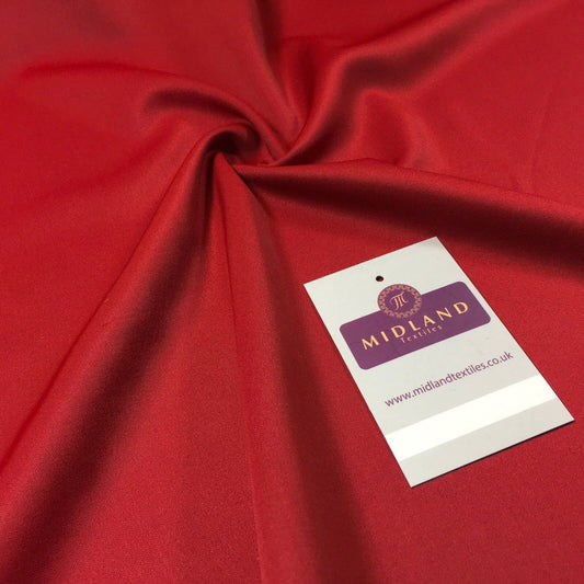 Red Twill plain dress fabric 58" M720-55 Mtex