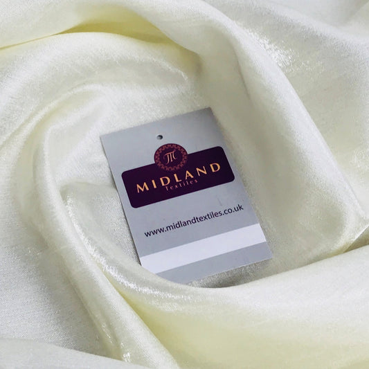 £3.50 Shimmer Raw Faux Silk Dupion Dress Fabric 45  Wide M805 Mtex