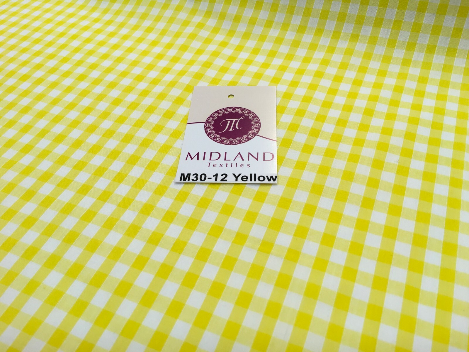 1/4 Inch Cotton Gingham Fabric for Clothing, Aprons, Tablecloths, School -  M30