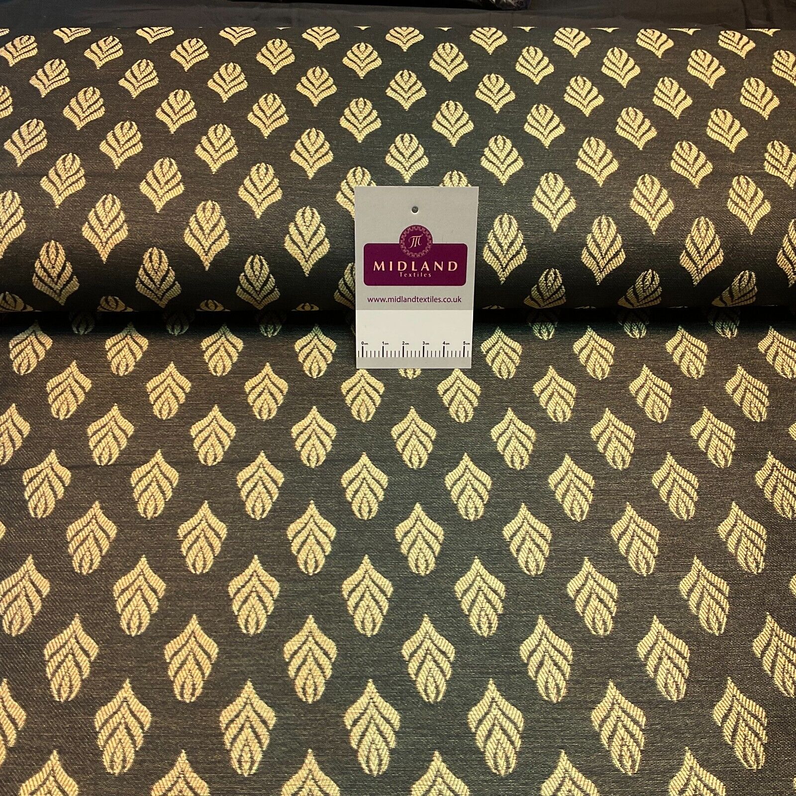 Indian Banarsi  Brocade Geometric waistcoat wedding fabric 110cm wide M1690