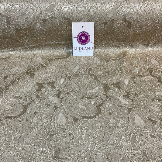 Satin Floral Jacquard Perfect for Dresses, Skirt Fabric 150cm wide M1755