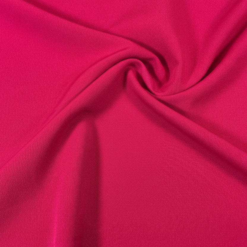 PLAIN PEACH-SKIN POWDER TOUCH  CREPE DRESS FABRIC BY THE METRE M5 Mtex