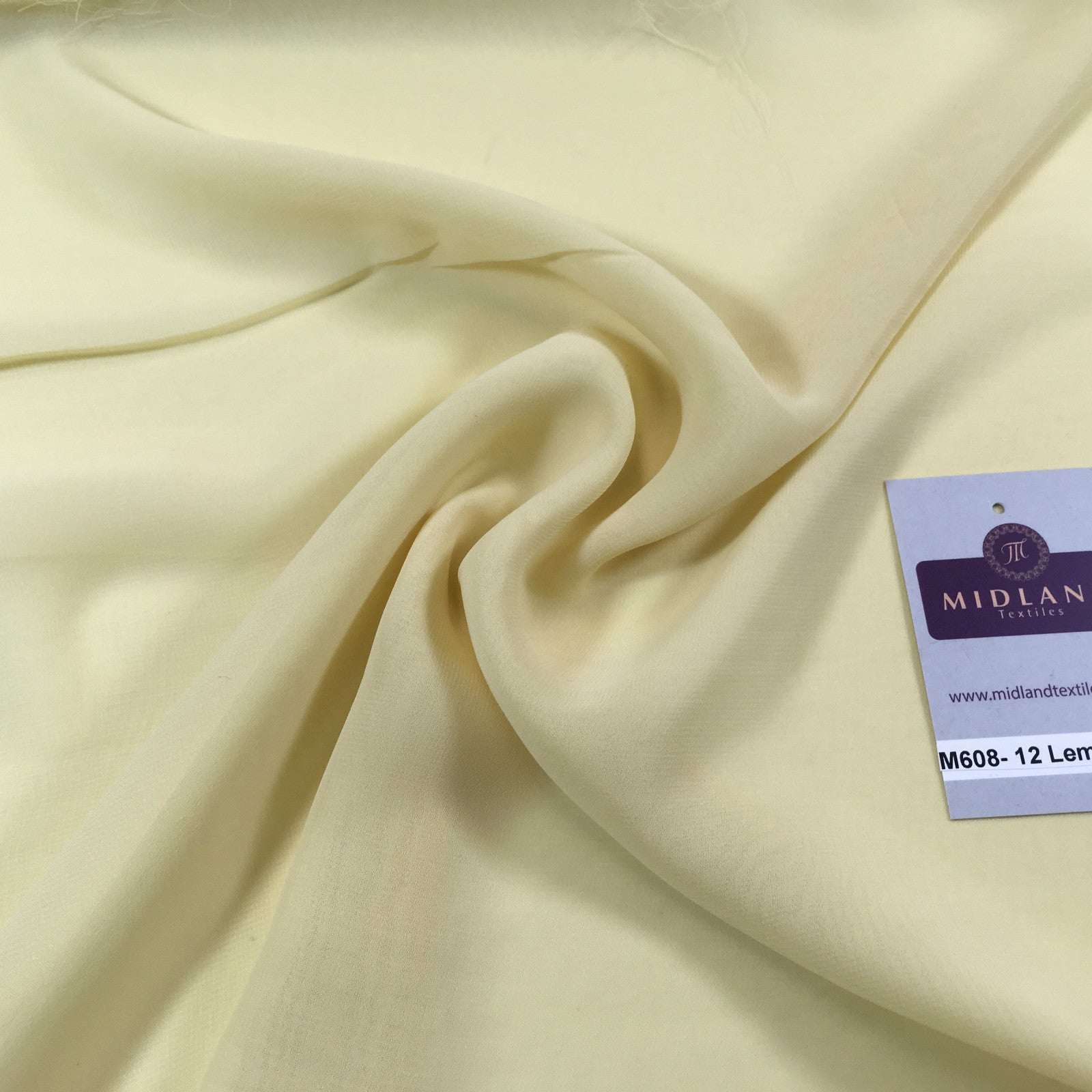 £2.50 Hi-Multi Caress Chiffon Sheer Fabric Semi-Transparent 42' M608 Mtex