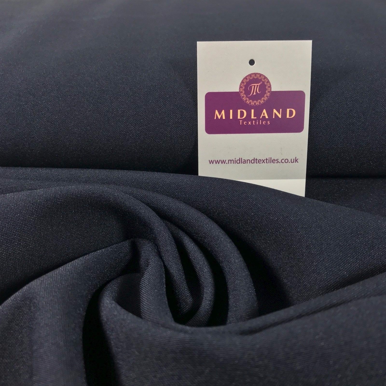 £2.99 Bi-Stretch Polyester suiting dress Fabric 44 ' M730 Mtex