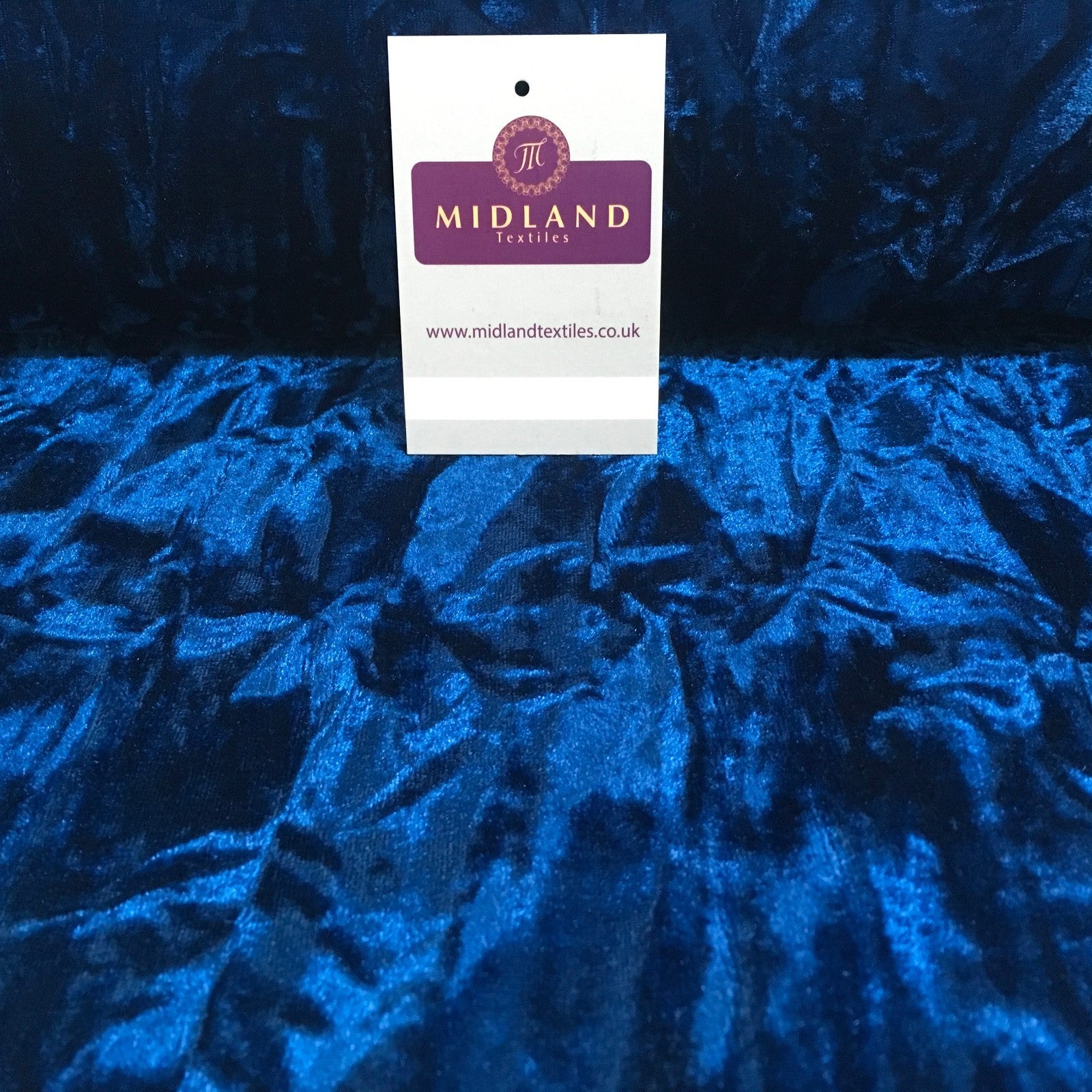 £5.75 Creased Ice Velvet One way stretch Dress Fabric 58' M607 Mtex