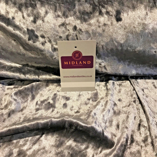 Ice Crushed plush Velvet ideal for Dress Fabric 58" Wide M796 Mtex