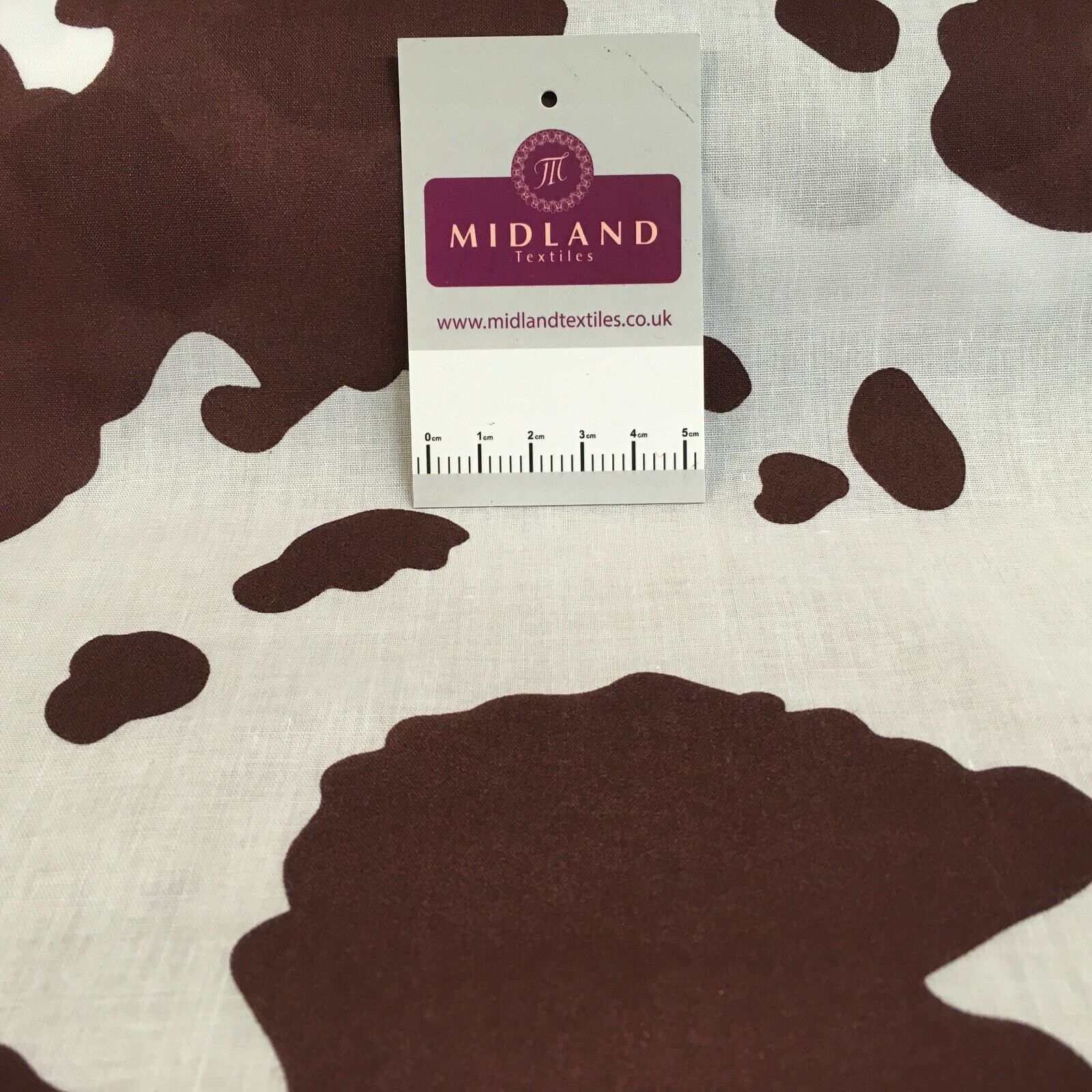 Animal Printed Poly Cotton ideal for masks & craft fabric 45' Wide MS934 Mtex