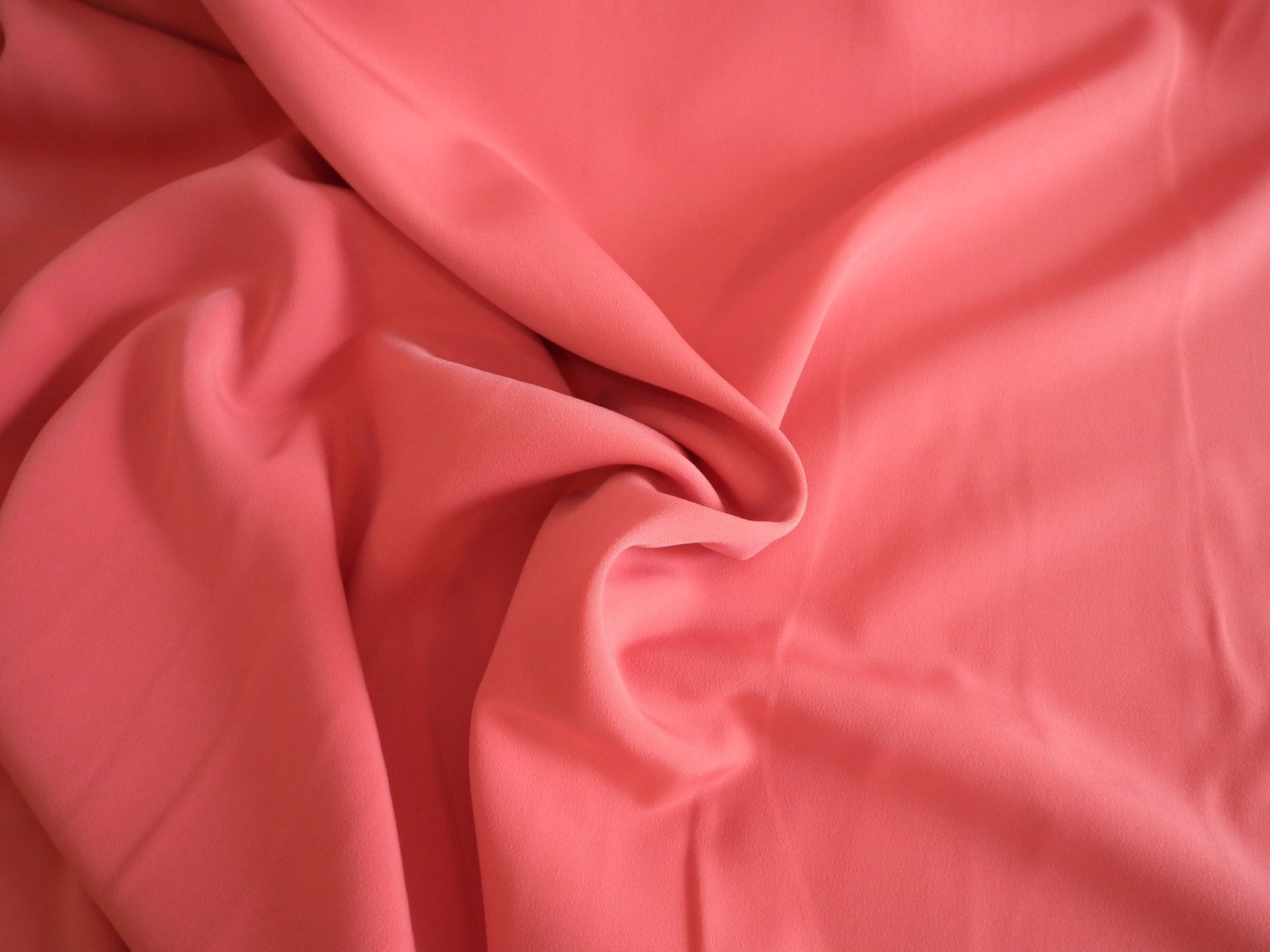 PLAIN PEACH-SKIN POWDER TOUCH  CREPE DRESS FABRIC BY THE METRE M5 Mtex