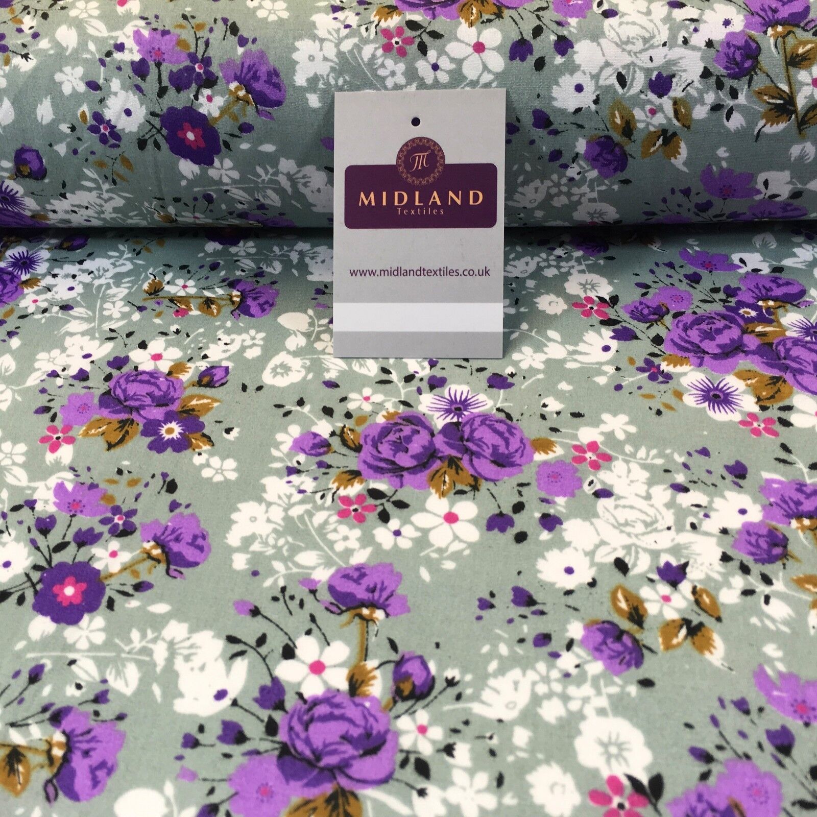 100% Cotton Floral Vintage Ditsy printed dress fabric 44' Wide M739 Mtex