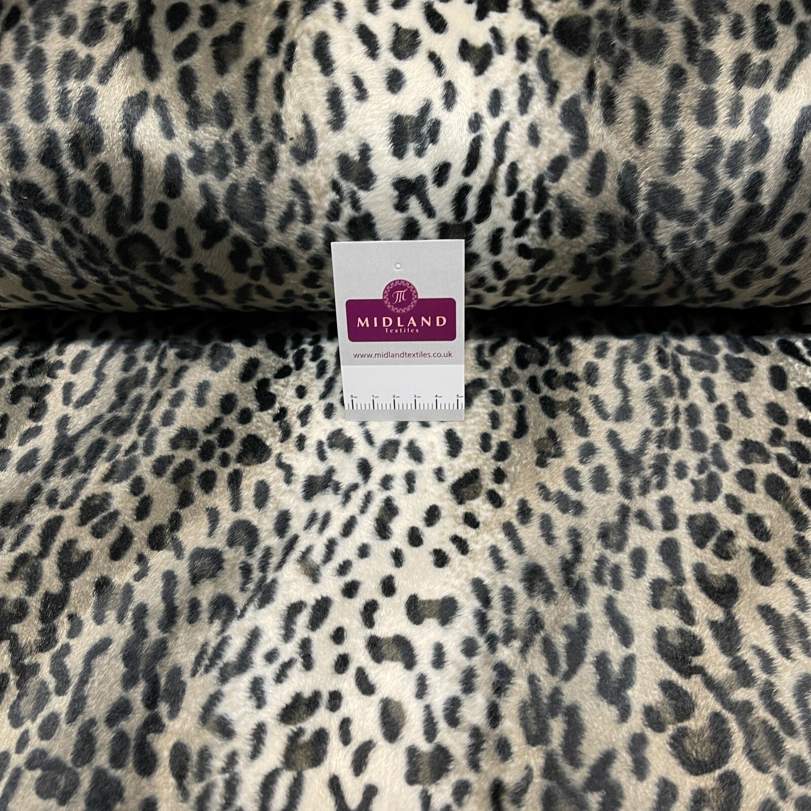 £9.00 ANIMAL PRINT VELBOA FAUX FUR VELOUR FABRIC CRAFT MATERIAL 60' WIDE M220