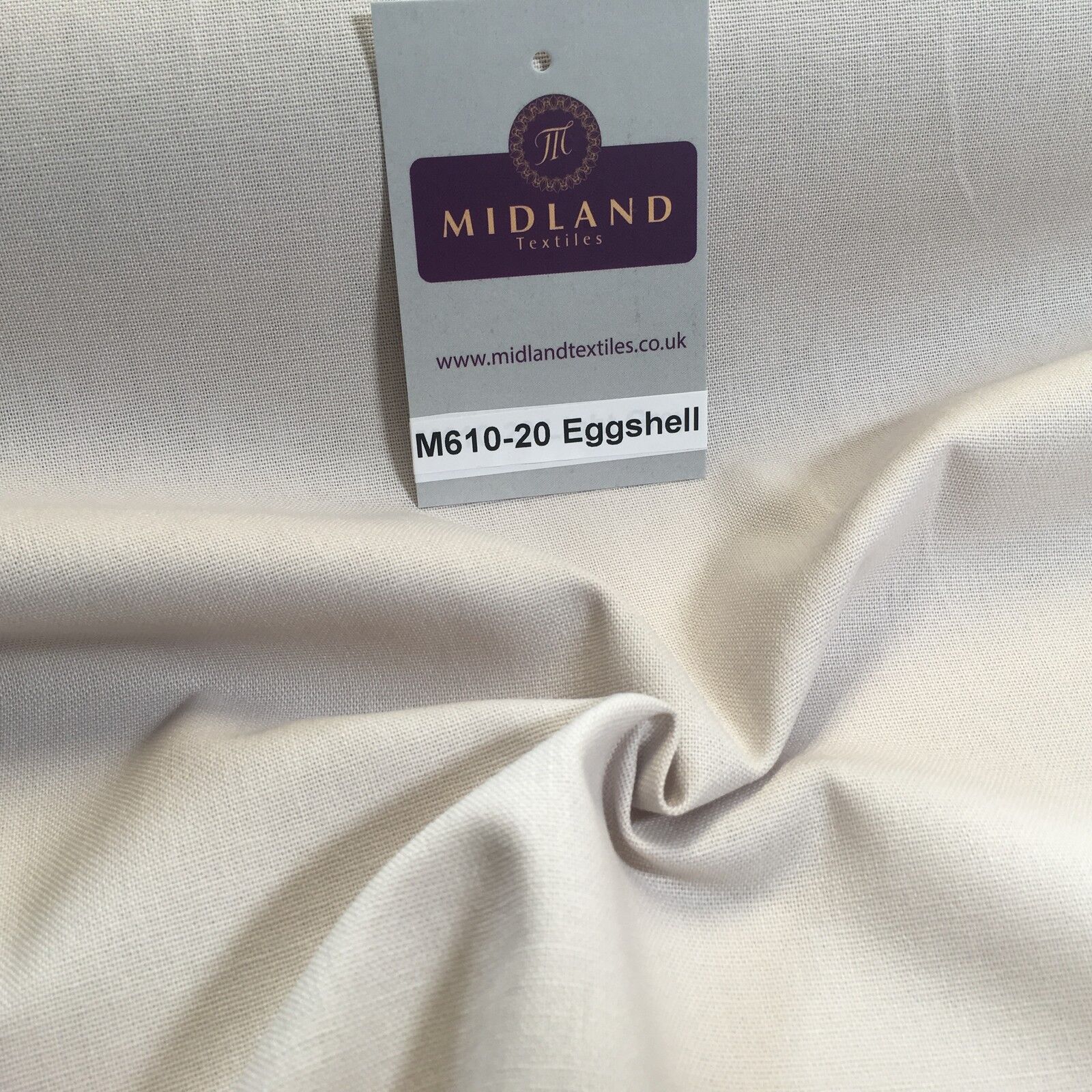 100% Cotton Plain Canvas Crafting Medium Weight Fabric 44' Wide M610 Mtex