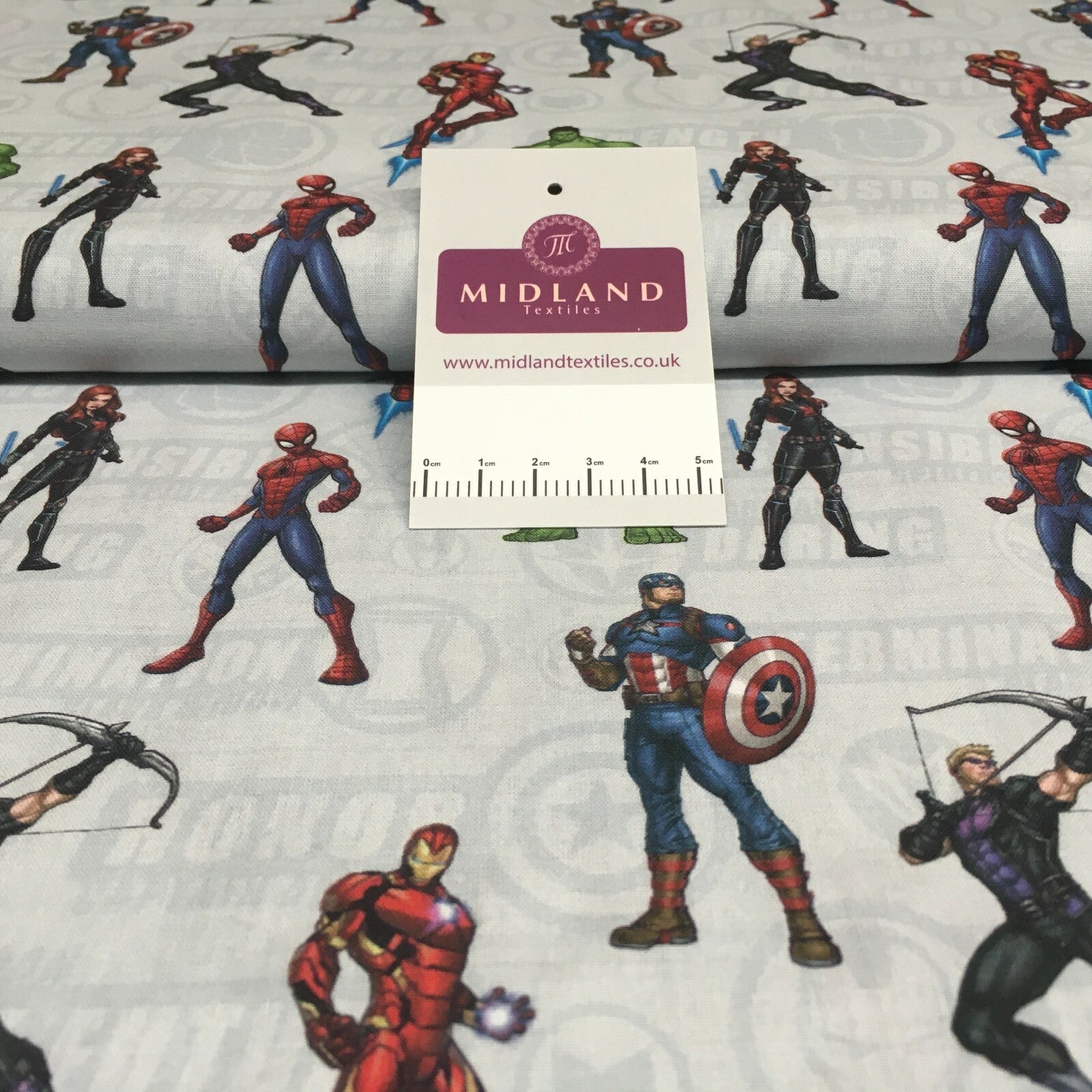 £5.99 Comic Superheroes Cartoon Licensed Digital Printed 100% Cotton  M1510