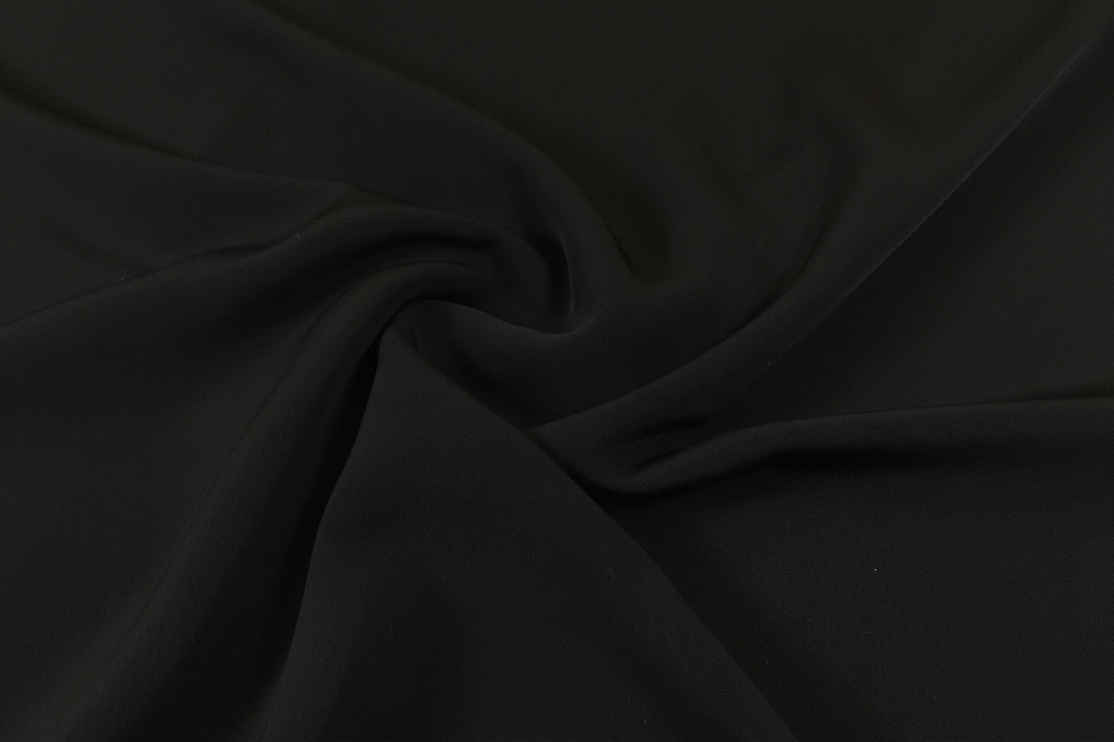 PLAIN PEACH-SKIN POWDER TOUCH  CREPE DRESS FABRIC BY THE METRE M5 Mtex