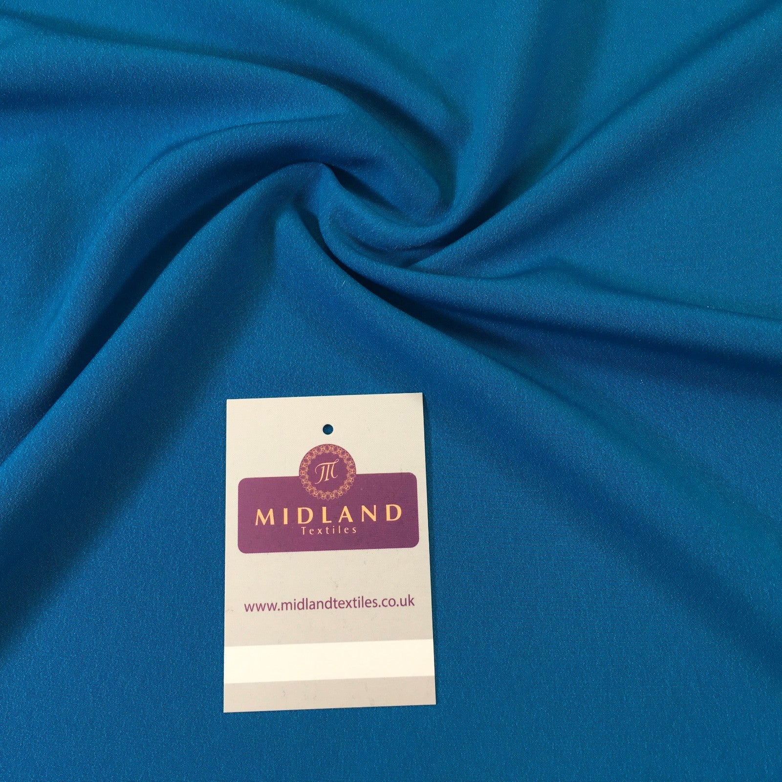 PLAIN PEACH-SKIN POWDER TOUCH  CREPE DRESS FABRIC BY THE METRE M5 Mtex