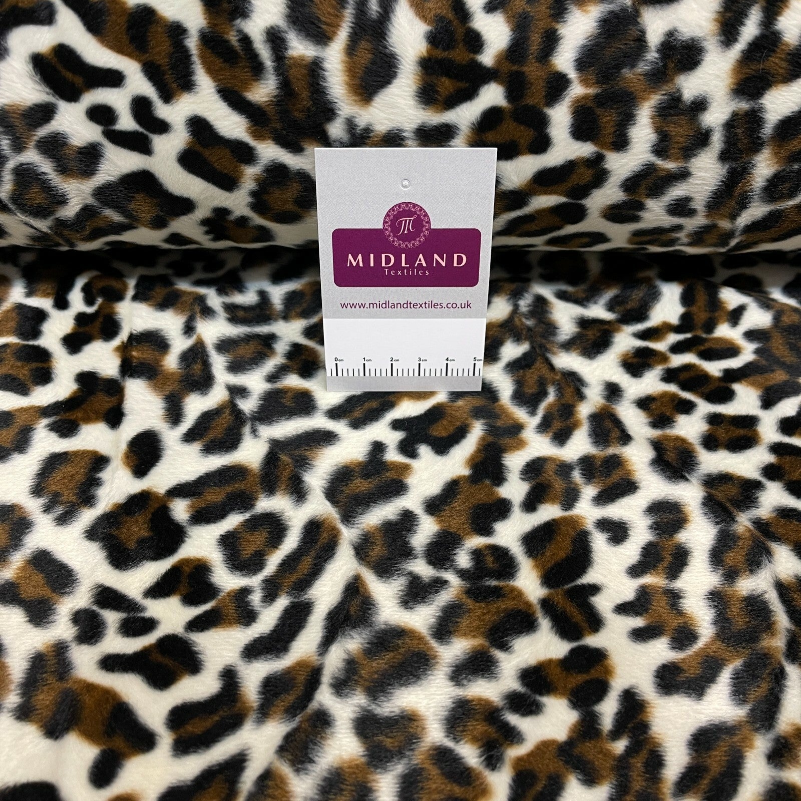 £9.00 ANIMAL PRINT VELBOA FAUX FUR VELOUR FABRIC CRAFT MATERIAL 60' WIDE M220
