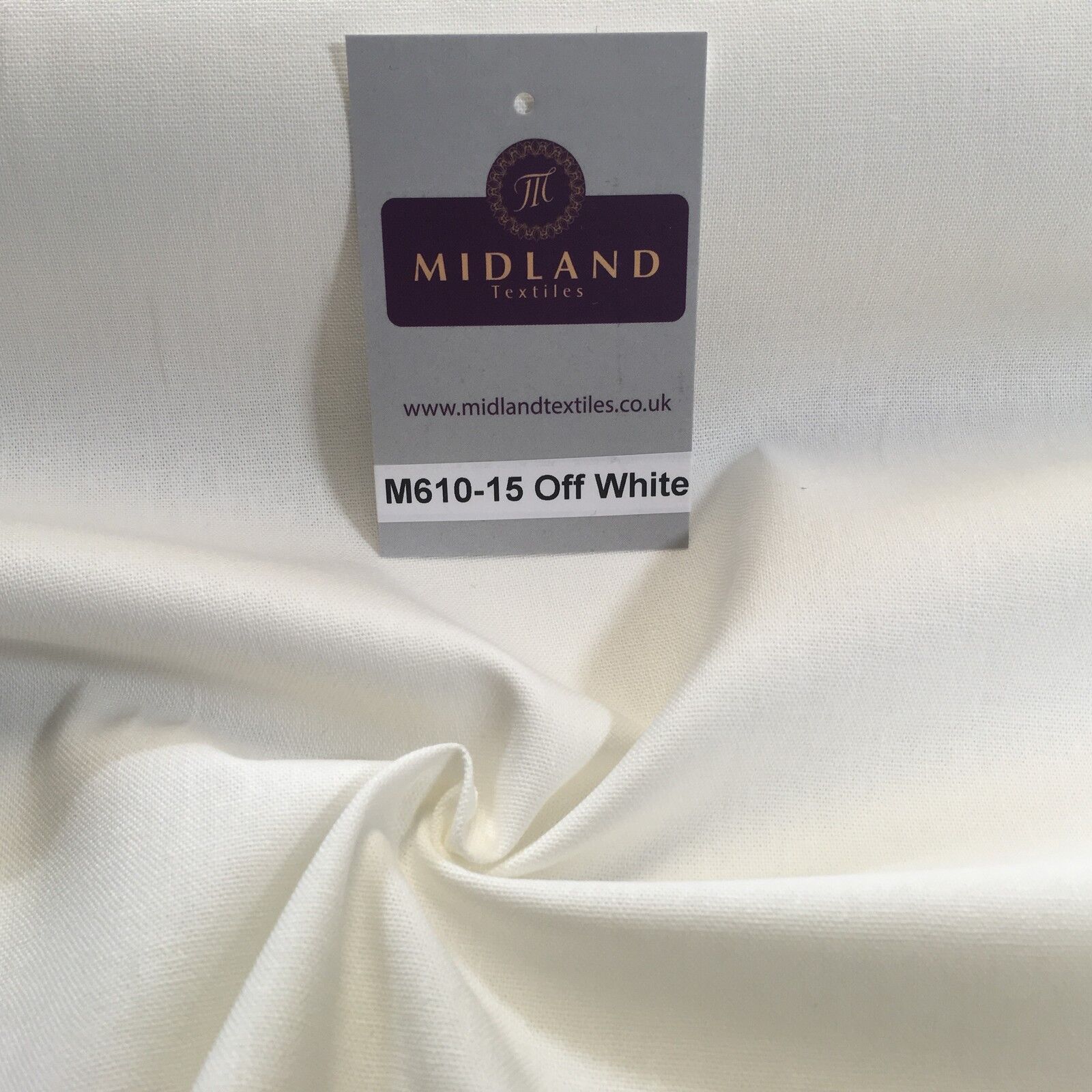 100% Cotton Plain Canvas Crafting Medium Weight Fabric 44' Wide M610 Mtex