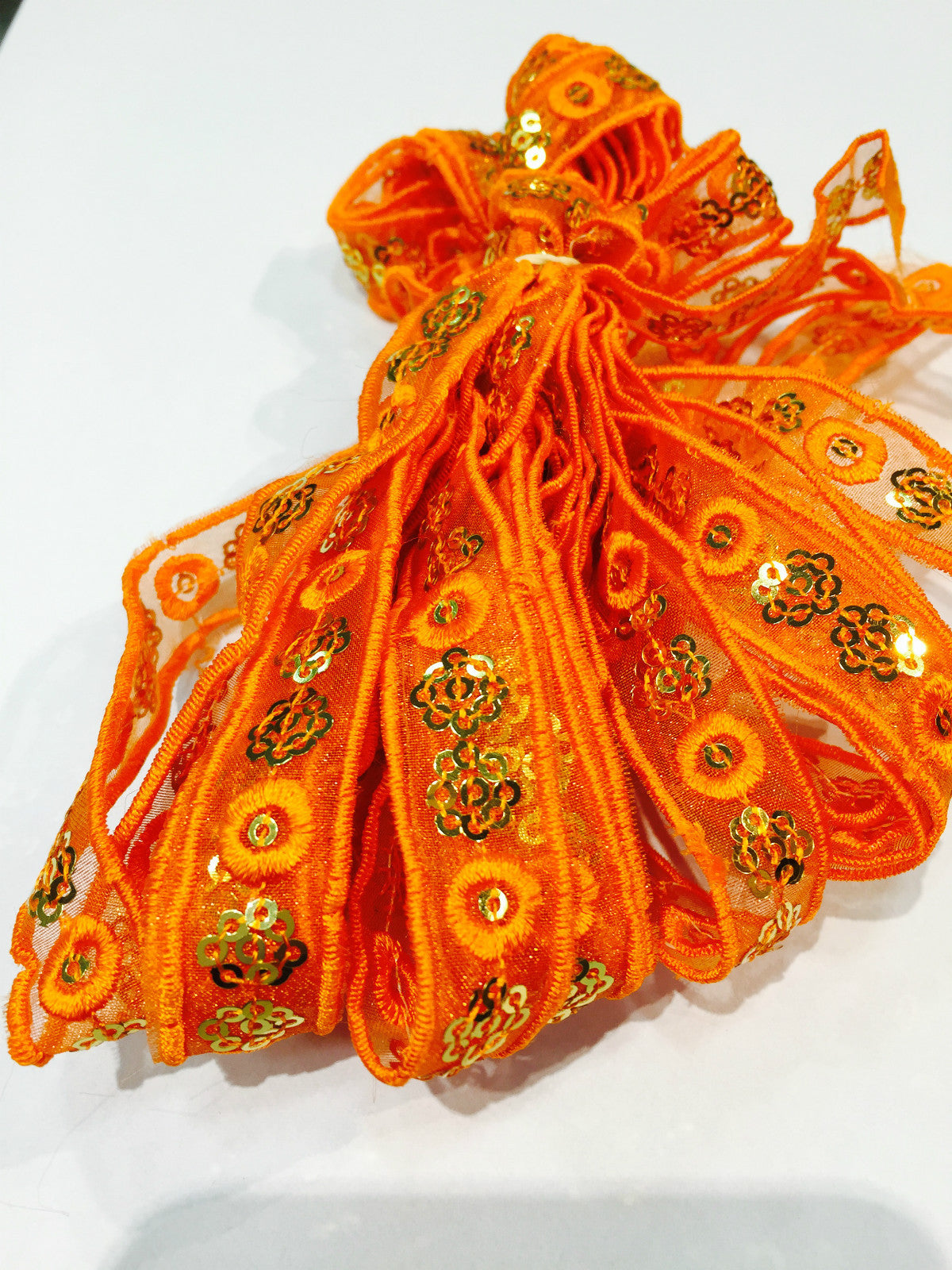 Embroidery Sequin organza trimming craft dance M95 Mtex